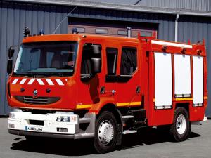 Renault Midlum Crew Cab 4x2 Firetruck 2006 года